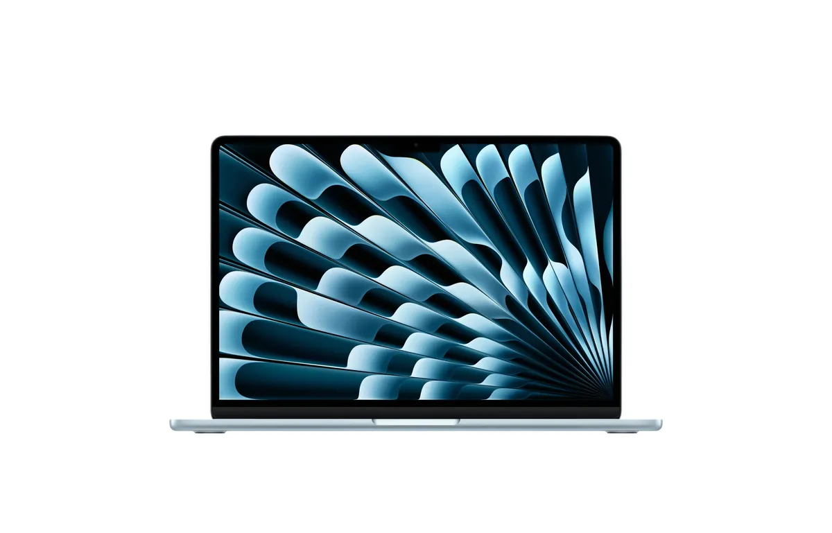 Apple MacBook Air MDHK4 Liquid Retina 13-Inch Display, M5 Chip 10-Core CPU 10-Core GPU Processor, 24GB RAM 1TB SSD, Sky Blue, 1 Year Apple Warranty – International Version