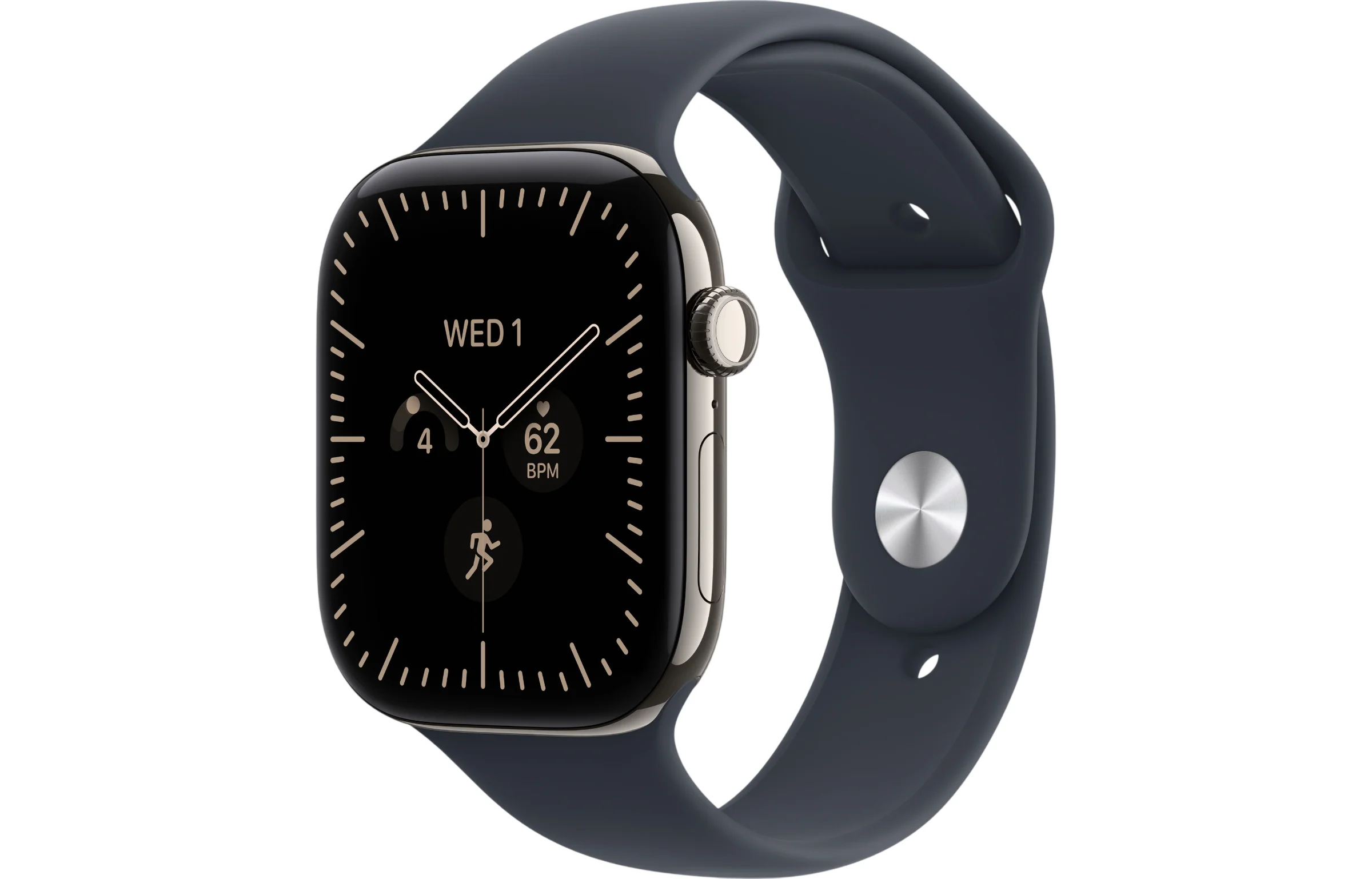 Apple Watch Series 12 46mm GPS + Cellular Natural Titanium Case
