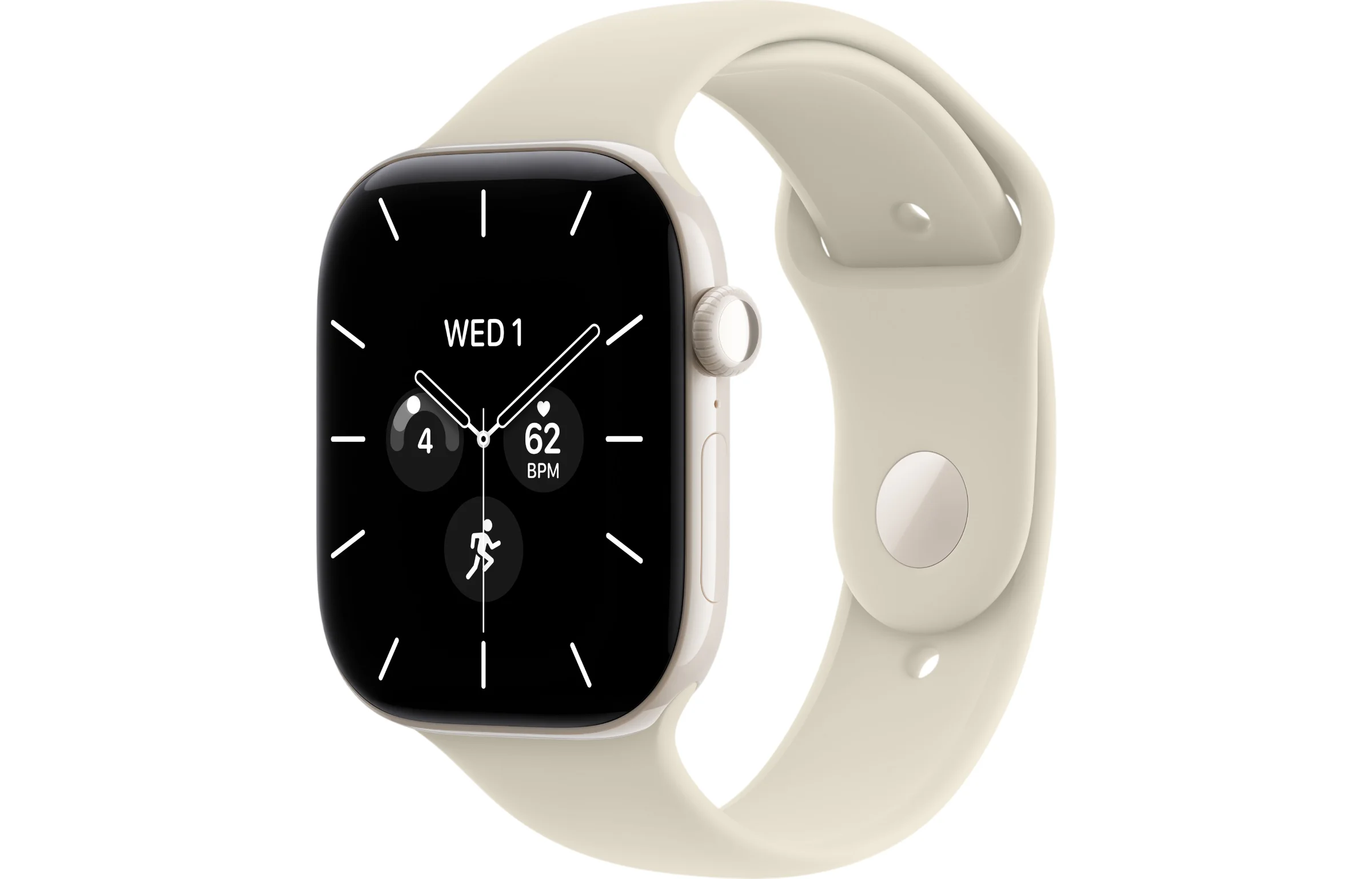 Apple Watch Series 12 46mm GPS + Cellular Pearl White Ceramic Case