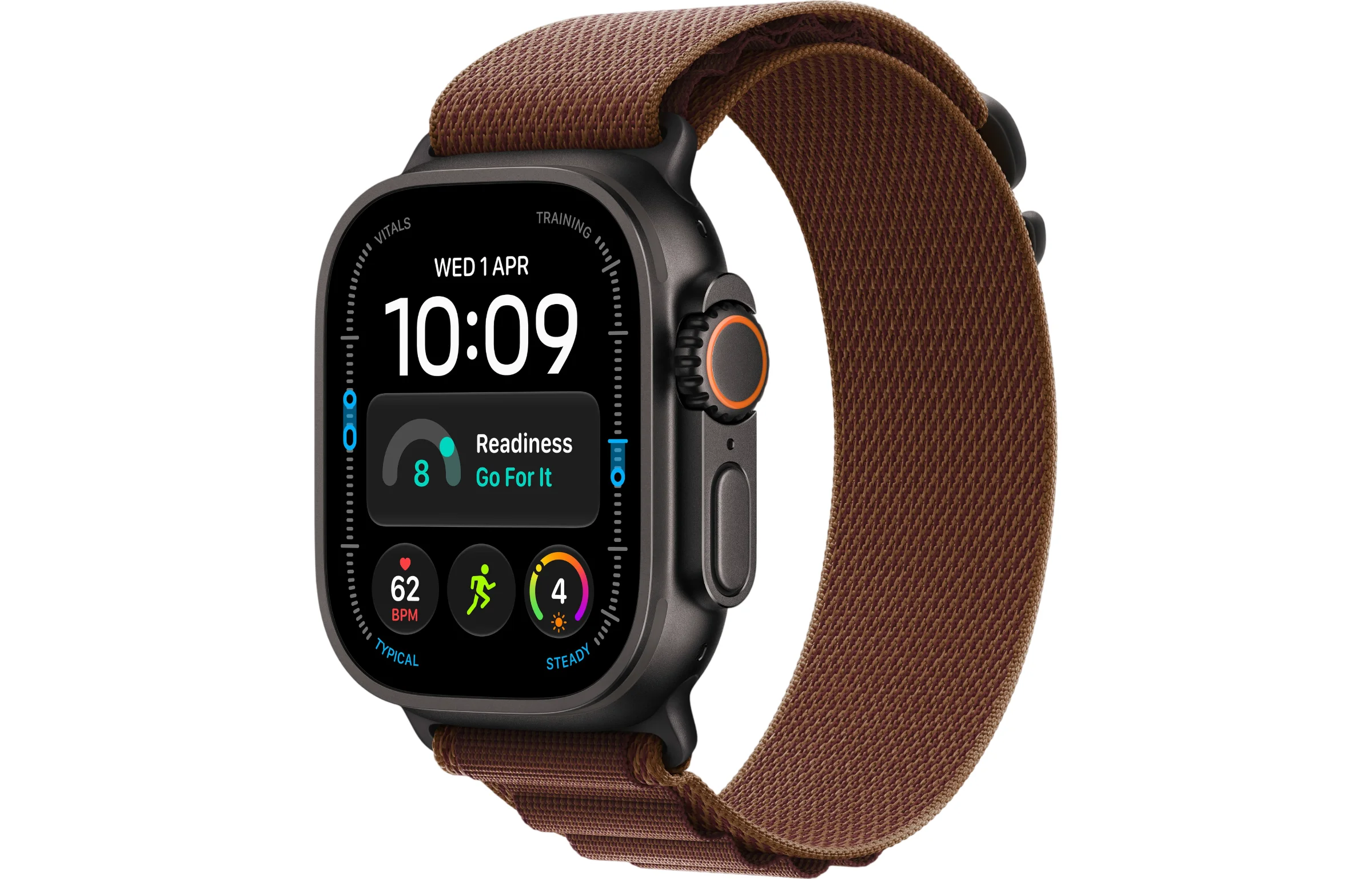 Apple Watch Ultra 4 49mm GPS + Cellular Black Titanium Case with Alpine Loop