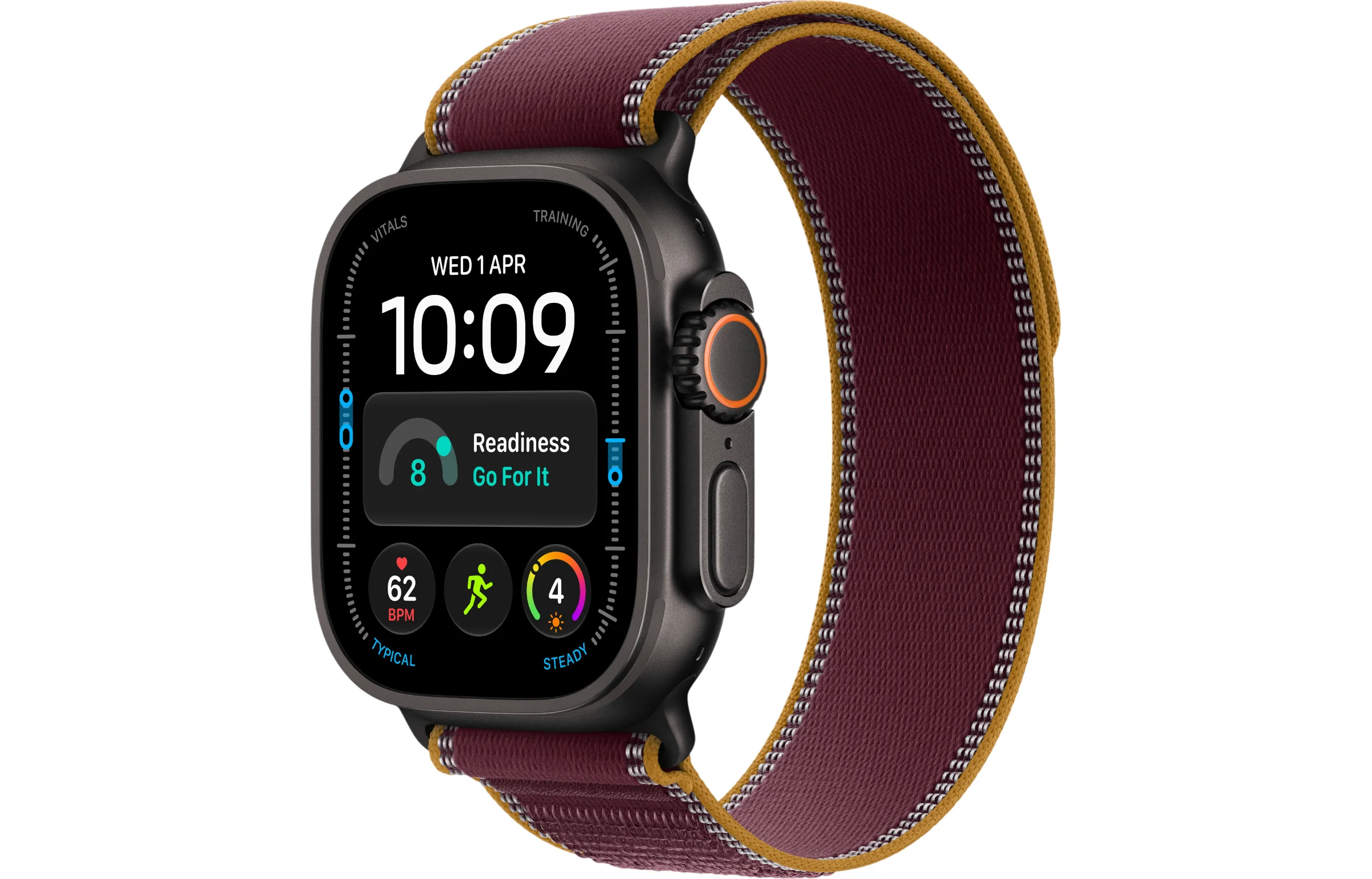 Apple Watch Ultra 4 49mm GPS + Cellular Black Titanium Case with Trail Loop