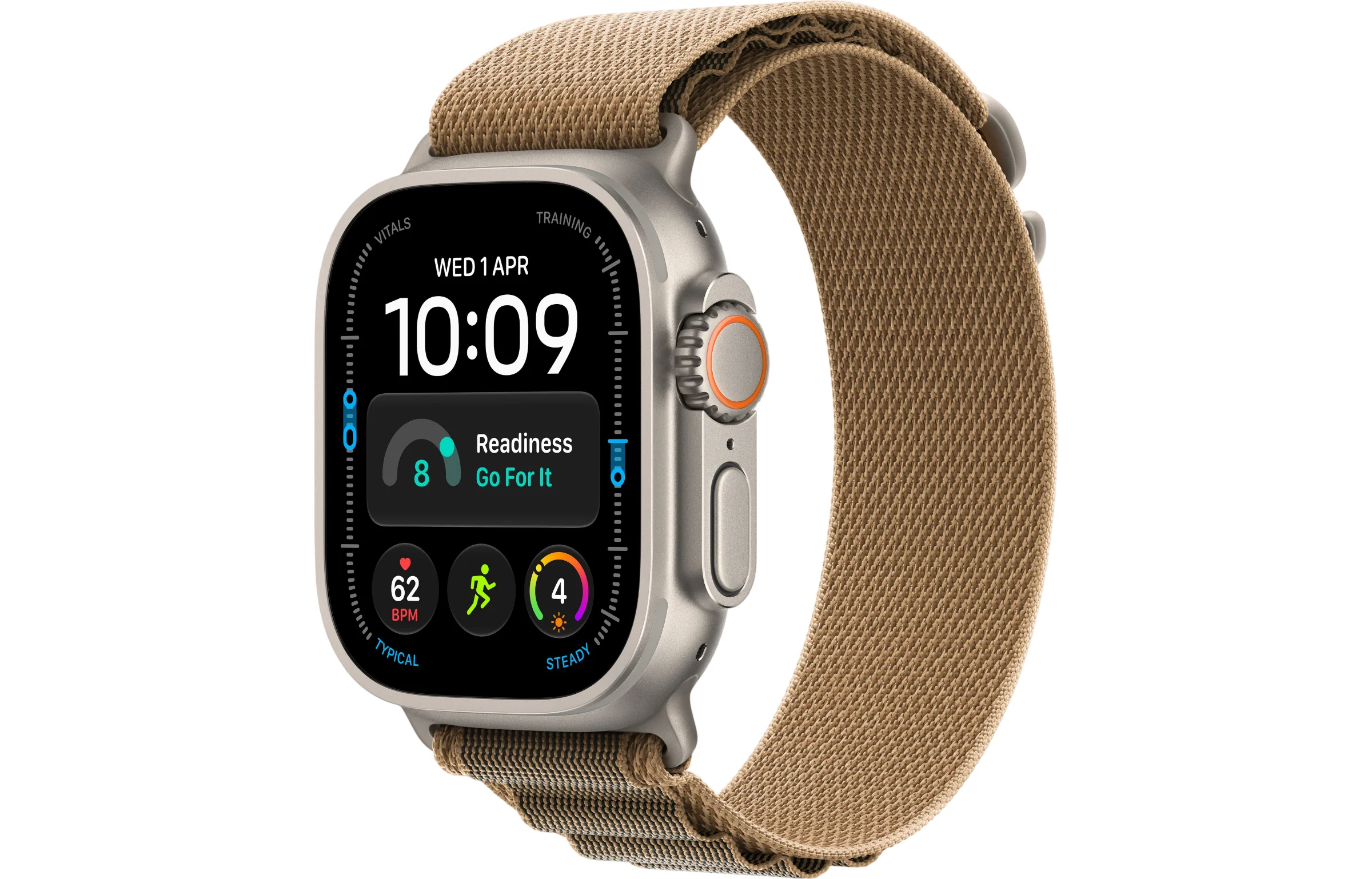 Apple Watch Ultra 4 49mm GPS + Cellular Natural Titanium Case with Alpine Loop