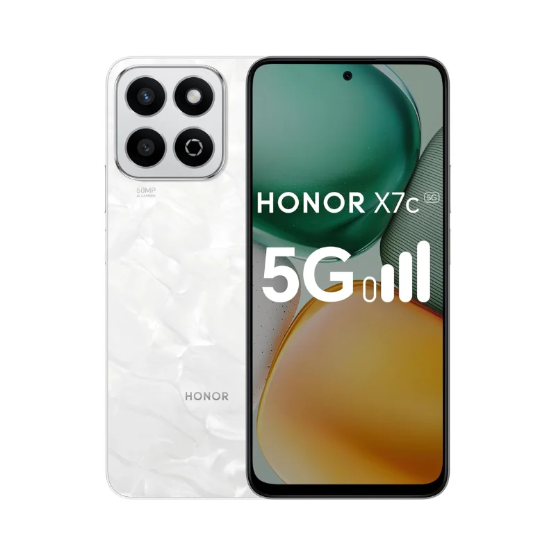 Honor X7c 5G 8GB 256GB Moonlight White – UAE Version (TDRA)