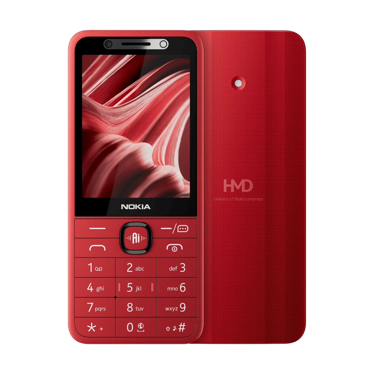 Nokia 215 4G 2nd Edition Red – UAE Version (TDRA)
