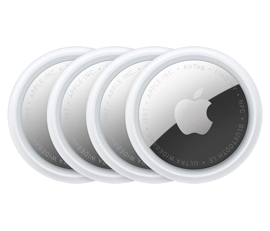 Apple AirTag 2nd Generation – 4 Pack Tracker, 1 Year Apple Warranty